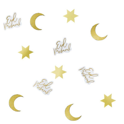 Eid Table Scatter Confetti Gold