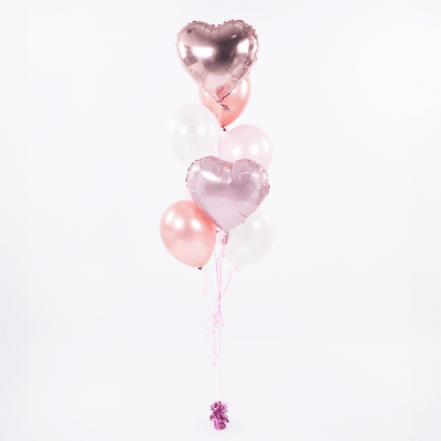 Pearl Pink Love Balloon Bouquet