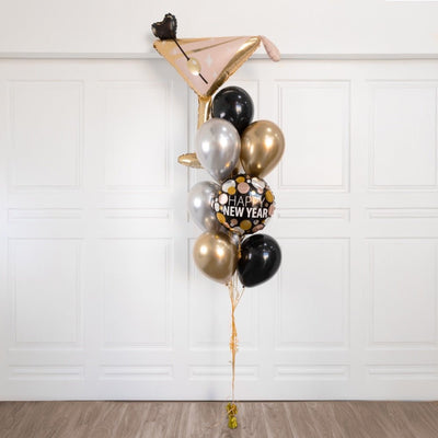 Cheers New Years Balloon Bouquet