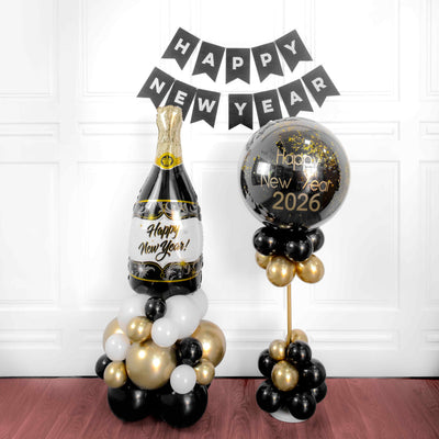2026 New Years Balloon Stand Combo