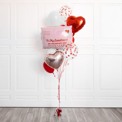 Love Note Valentine's Day Balloon Bouquet