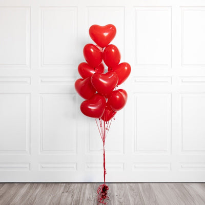 Pure Red Love Balloon Bouquet