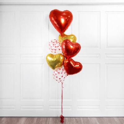 Hearts & Hearts Balloon Bouquet