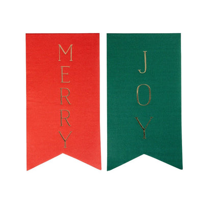 Merry + Joy Dinner Napkins Set of 18
