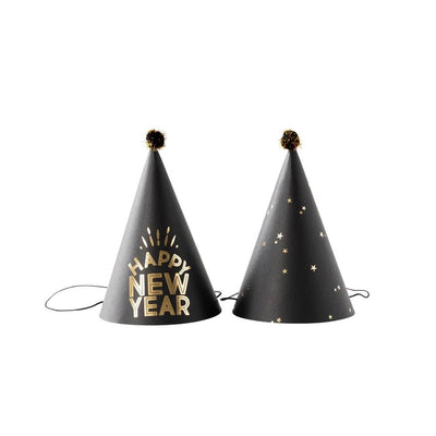 Happy New Year Party Hats Set of 8