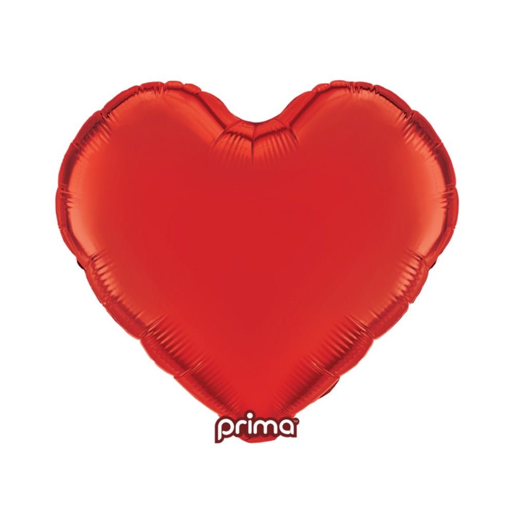 18 Red Heart Foil Balloon Boxfetti Ae
