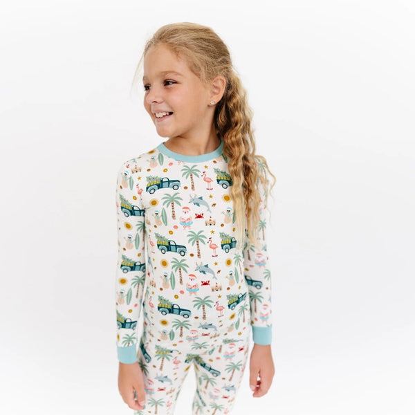 Coastal Christmas Bamboo Pajama Set