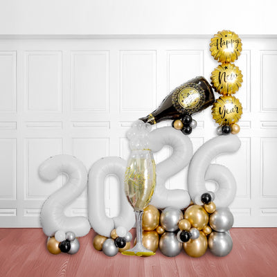 Cheers to 2026 New Year Balloon Stand 1.7m x 2m