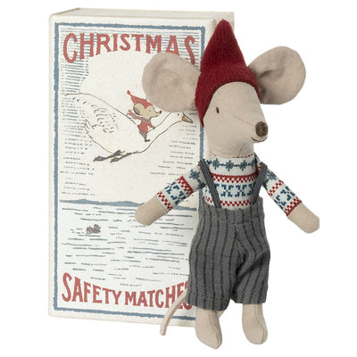 Christmas Big Brother Mouse in Matchbox