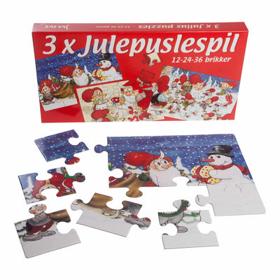 Christmas puzzle 3in1