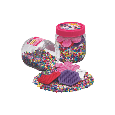 Hama Midi Beads and Pegboards in Tub Pink