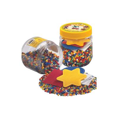 Hama Midi Beads and Pegboards in Tub Yellow