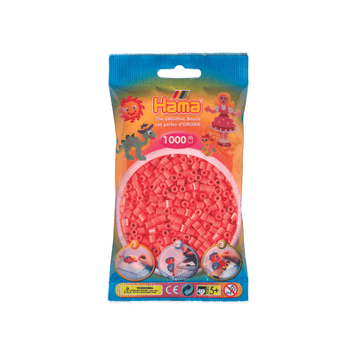 Hama Midi Beads in bag - Pastel Red 44