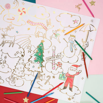 Christmas Colouring Posters Set of 2