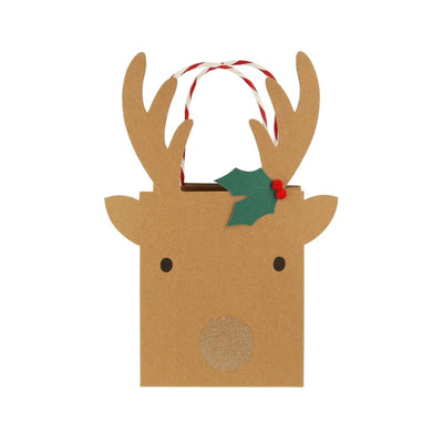 Reindeer Gift Bags Set of 2