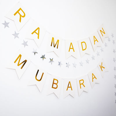 Ramadan Mubarak Fishtail Banner