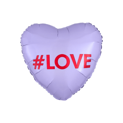 #Love Heart Foil Balloon