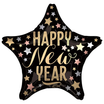 New Year Satin Foil Balloon