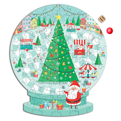 Snow Globe Shape Puzzle in Storage Box