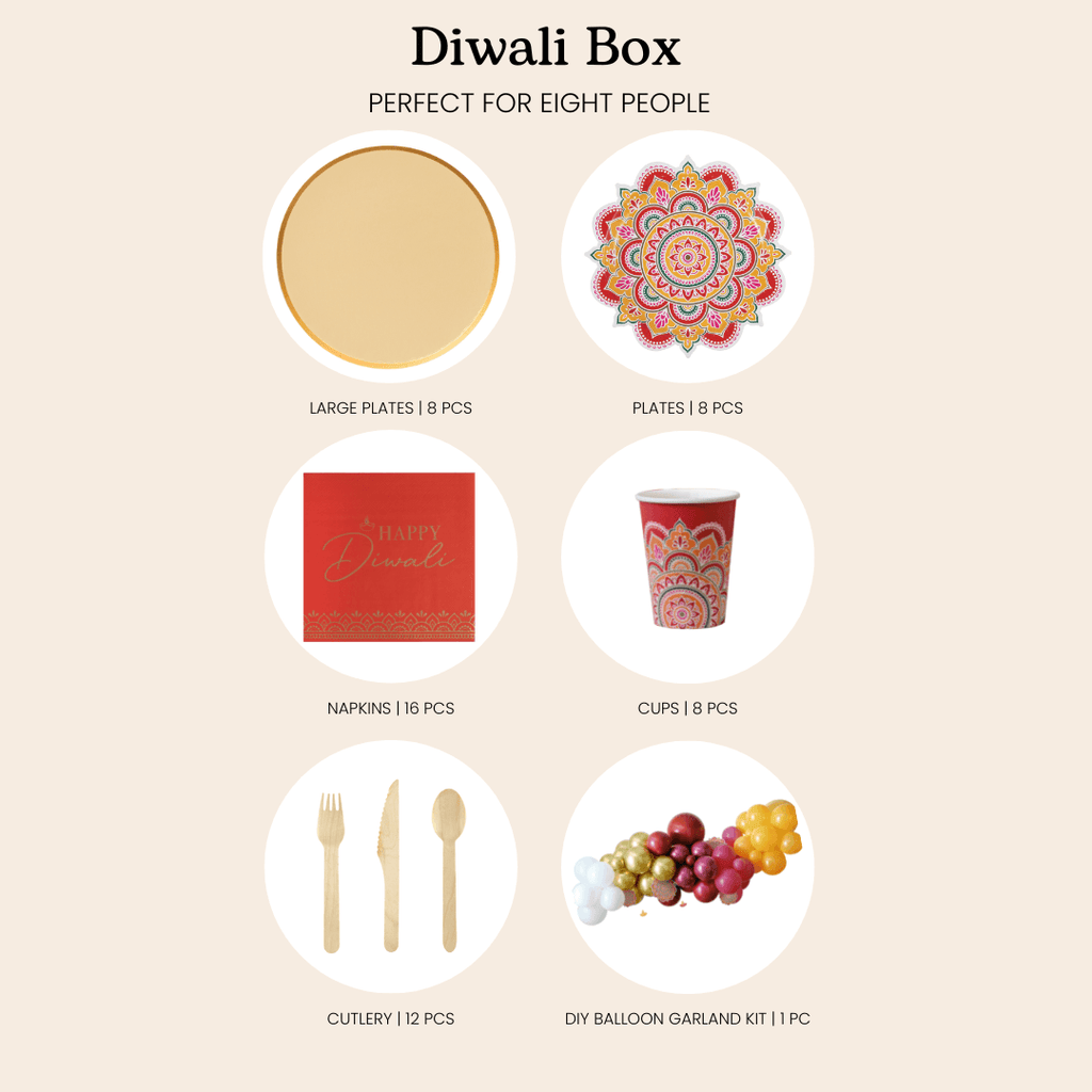 Diwali Decorations - curated party box for Diwali