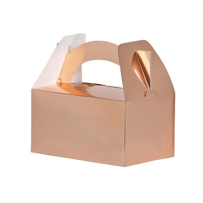Lunch Box Metallic Rose Gold Set of 5