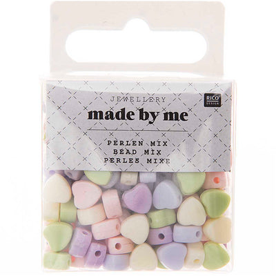 Heart Beads - Pastel