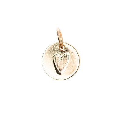 Heart Mini Disc - Gold