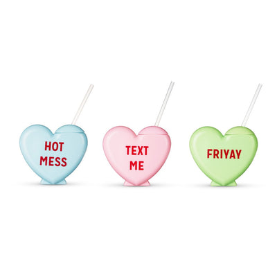 Sweet Talker Drink Tumblers by Blush 3 Ass. Colors