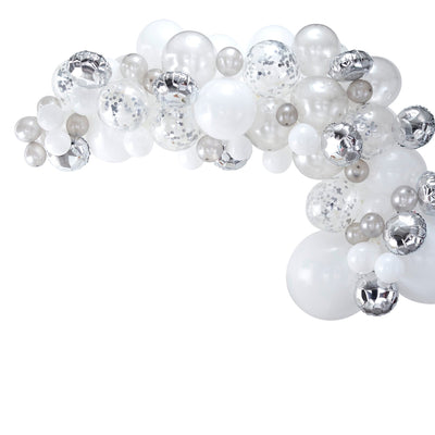 DIY Balloon Arch - Silver
