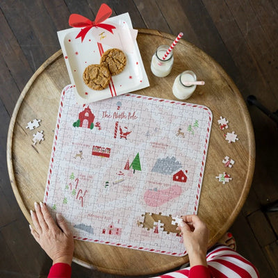 North Pole Map Puzzle 300pcs