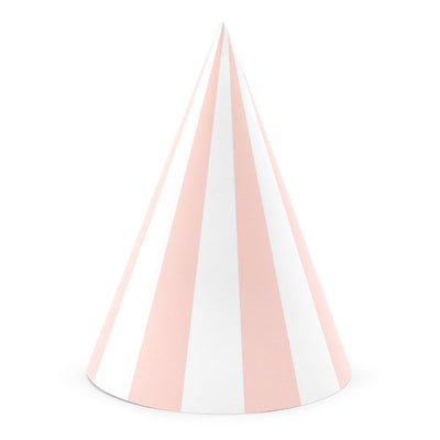 Striped Party Hats Set of 6
