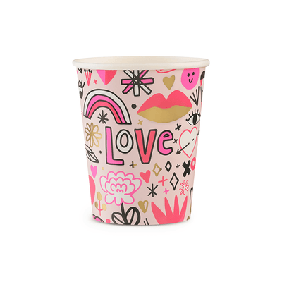 Love Notes Paper Cups