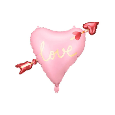 Heart with Arrow Foil Balloon