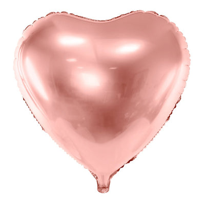 Heart Foil Balloon - Rose Gold 45 cm.