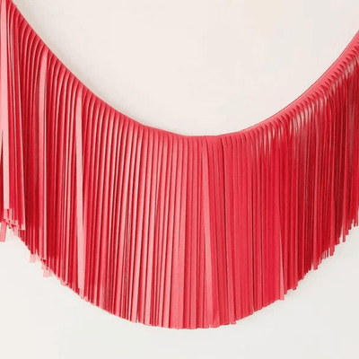 Fringe Garland - Red