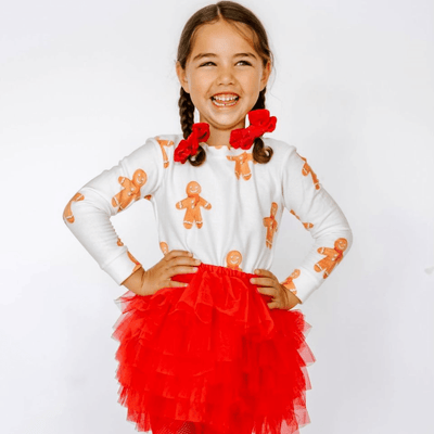 Gingerbread Man Sweatshirt in White