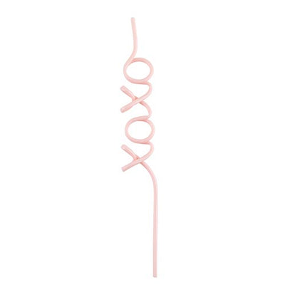 Word Straw "Xoxo"
