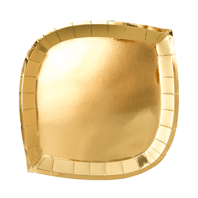 Gold Dinner Paper Plates