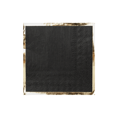 Noir Cocktail Napkins Set of 20