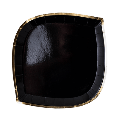 Noir Plates Large Set of 8