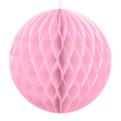 Light Pink Honeycomb Ball 30 cm