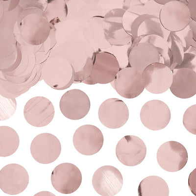 Confetti Circles in Rose Gold