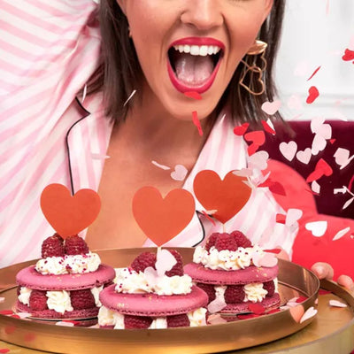 Hearts Cupcake Toppers Set of 6