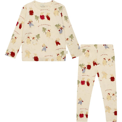 Kids Basic Blouse & Pants PJ Set Jour d'hiver