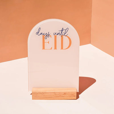 Luna Days until Eid Dry-erase Advent Sign