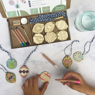 A Mindful Christmas - Paint Your Own Decorations Kit
