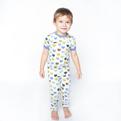 Little Love Valentines Day Viscose Bamboo Boy Pajama Set