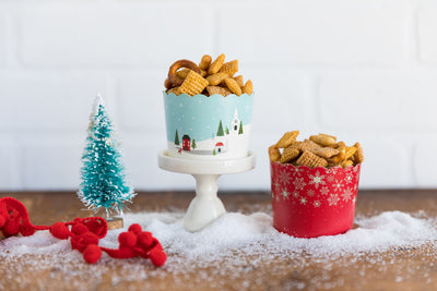 Christmas Scene Mixed Baking Cups