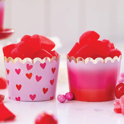 Foiled Ombre Lavender Baking Cups Set of 50