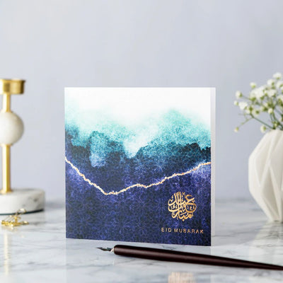Eid Mubarak Rose & Co Gold Foiled Card
